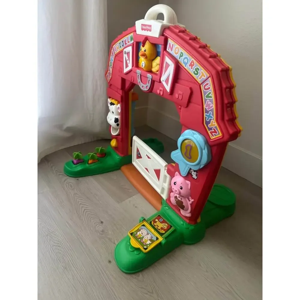 Fisher Price Laugh & Learn Crawl Through Barn Learning Farm 2009 Toy